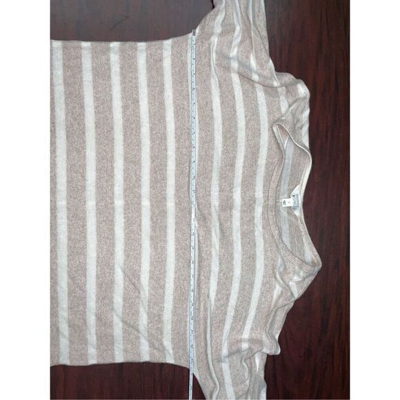 Market & Spruce 3/4 Sleeve Stripe Blouse Size Large - Picture 5 of 6